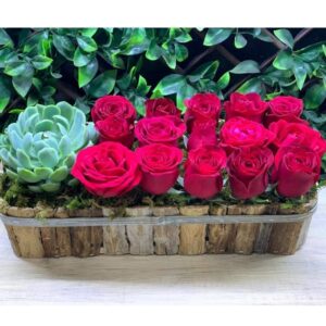 Caja de rosas.