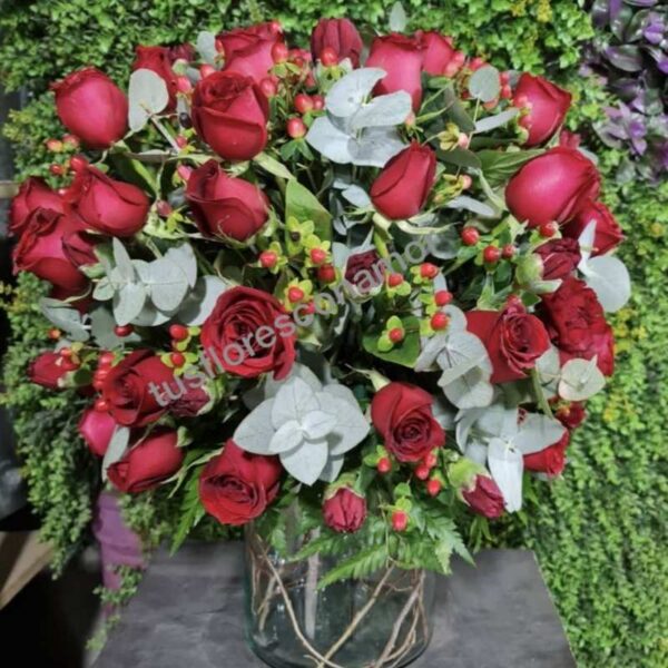 Jardín de rosas.