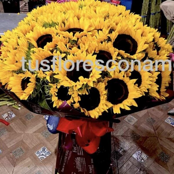 Ramo bucho de girasoles