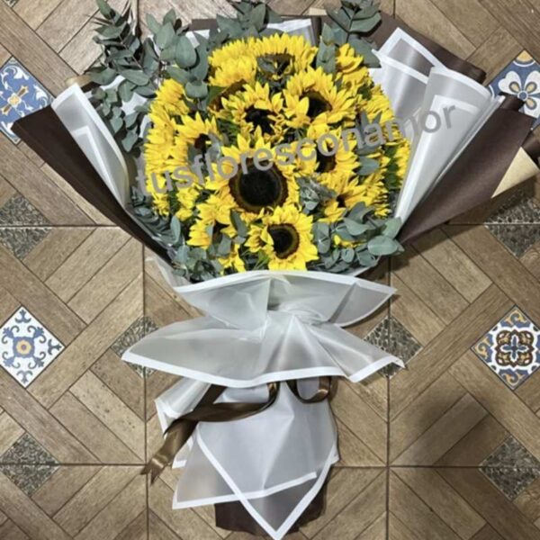 Ramo de girasoles.